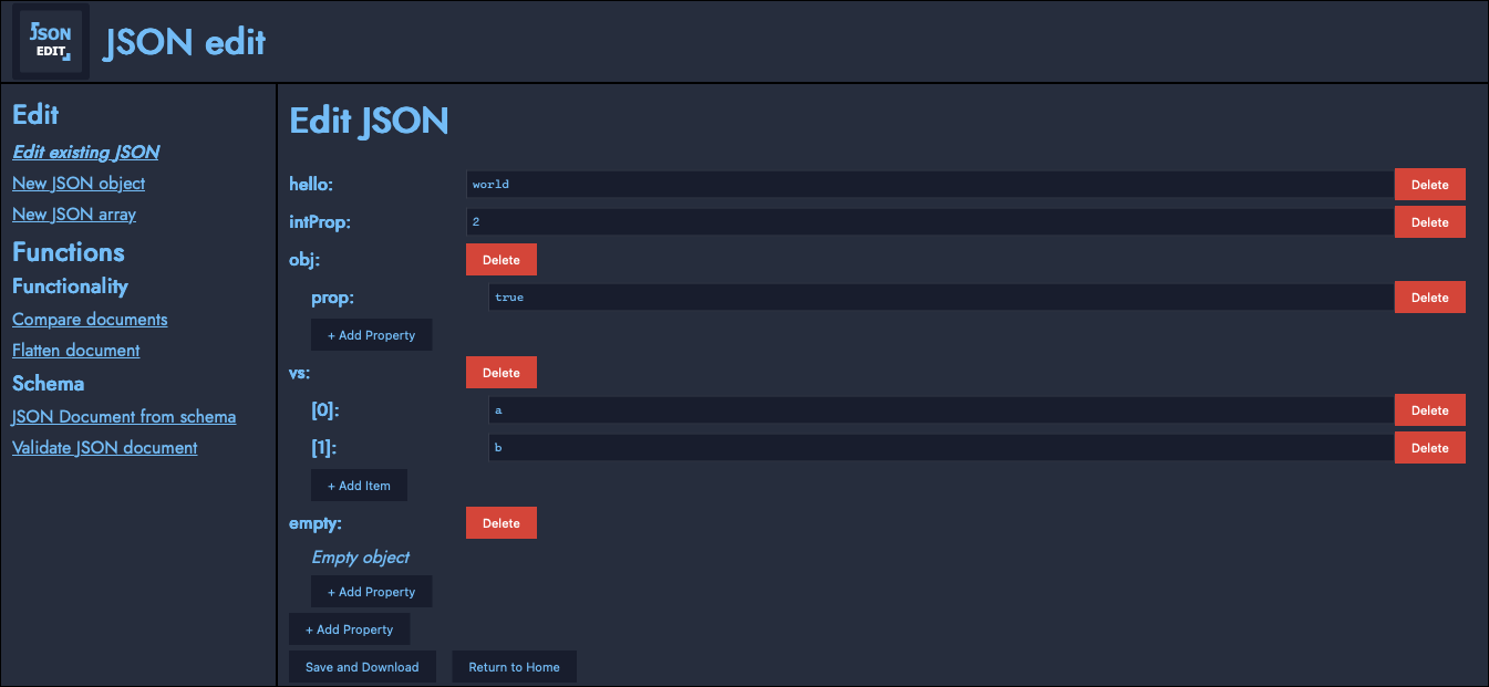 JSON Editor
